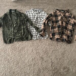 3-Pack Medium Flannels